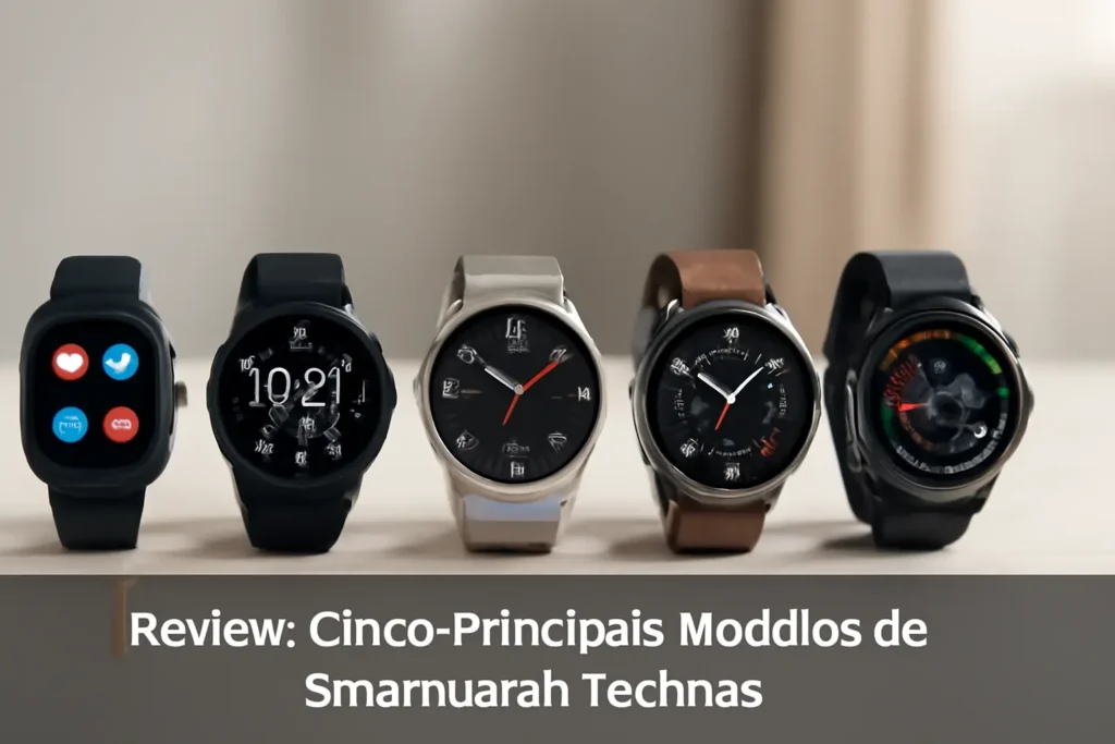 Cinco Principais Modelos de Smartwatch Technos