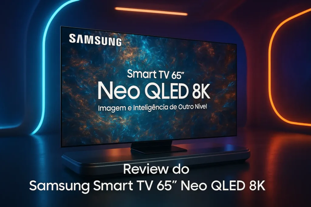Samsung Smart TV 65" Neo QLED 8K – Imagem e Inteligência de Outro Nível