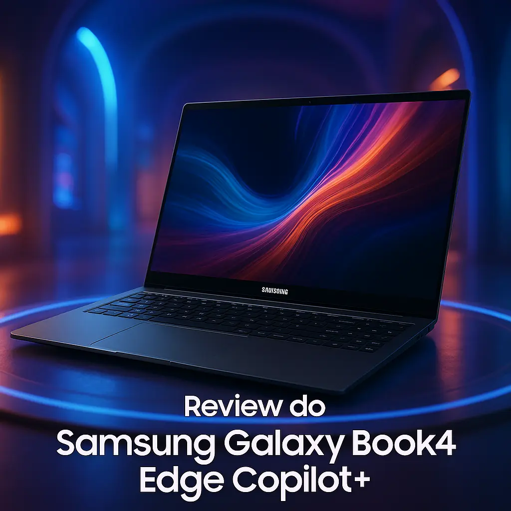 Samsung Galaxy Book4 Edge Copilot+ com Snapdragon: leve, veloz e pronto pro futuro