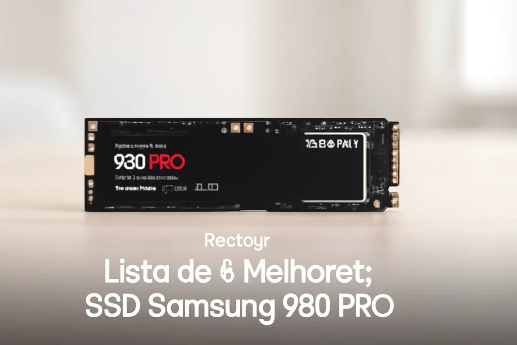 Lista de 5 Melhores:  SSD Samsung 980 pro