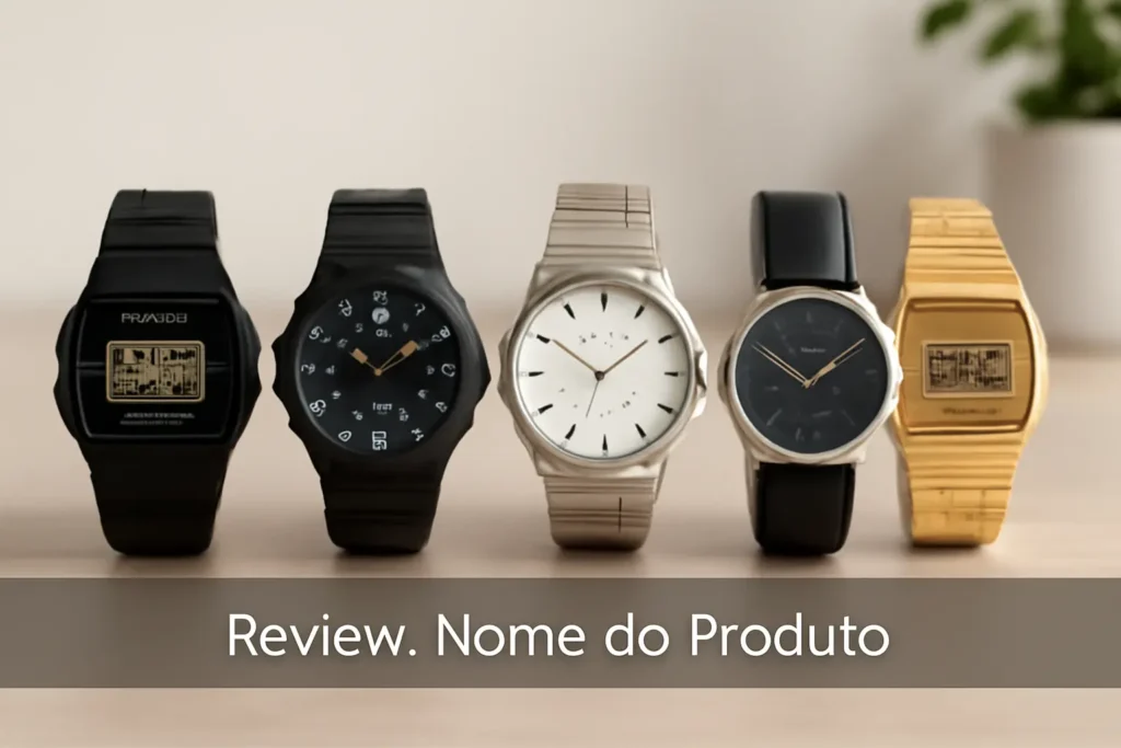 Cinco Principais Modelos de Relogio Casio Original