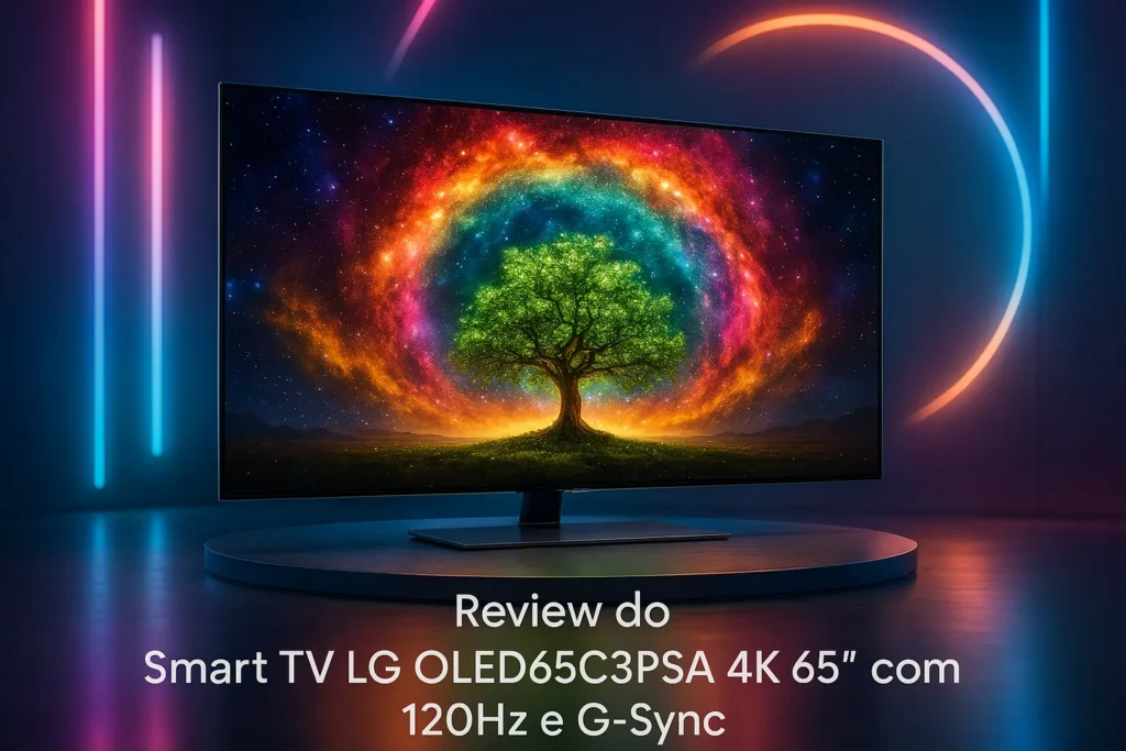 Smart TV LG OLED65C3PSA 4K 65" com 120Hz e G-Sync