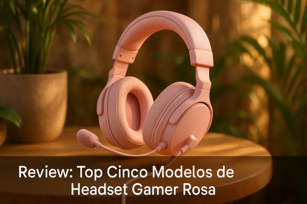 Top Cinco Modelos de headset gamer rosa