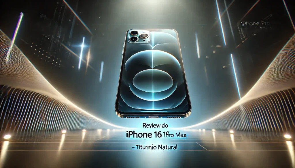 iPhone 16 Pro Max – Titânio Natural: O Melhor da Apple para 2025