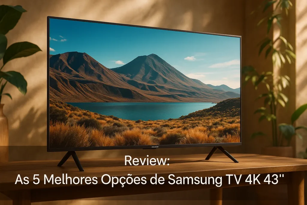 As 5 Melhores Opções de Samsung TV 4k 43