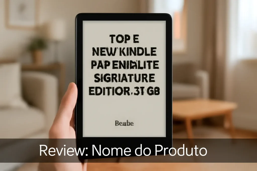 Top 5 novo kindle paperwhite signature edition 32 gb