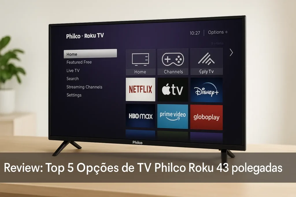 Top 5 Opções de TV Philco Roku 43 polegadas