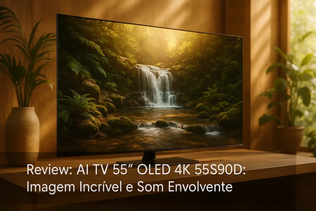 AI TV 55" OLED 4K 55S90D: Imagem Incrível e Som Envolvente