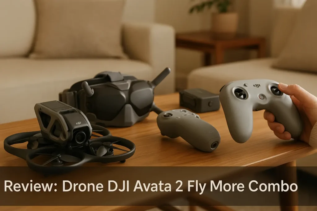 Drone DJI Avata 2 Fly More Combo: Controle, Imersão e Acrobacias de Verdade