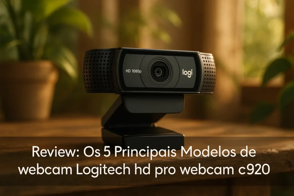 Os 5 Principais Modelos de webcam Logitech hd pro webcam c920