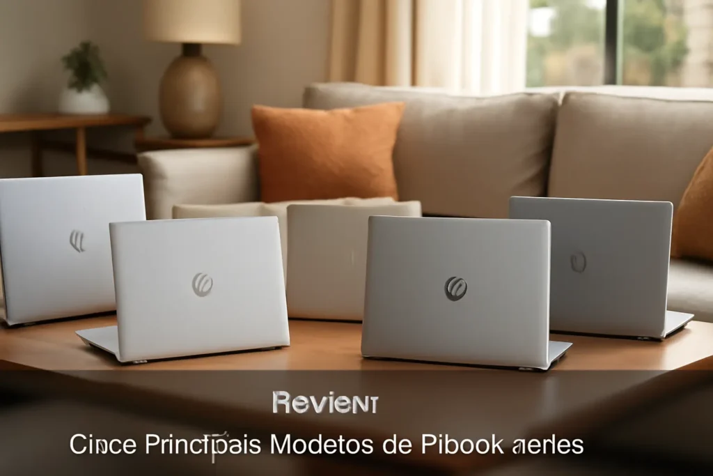 Cinco Principais Modelos de HP book series