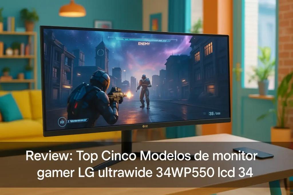 Top Cinco Modelos de monitor gamer LG ultrawide 34wp550 lcd 34