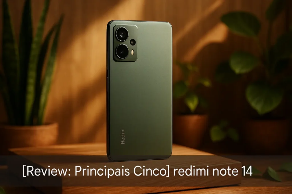 Principais Cinco redimi note 14