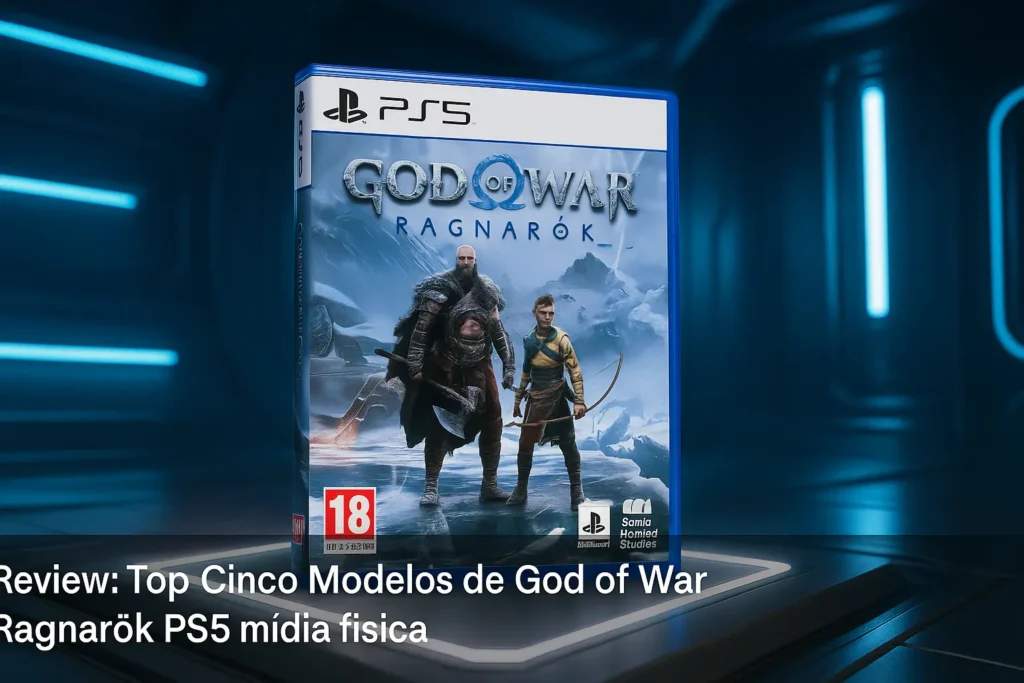 Top Cinco Modelos de God of War Ragnarök PS5 midia fisica