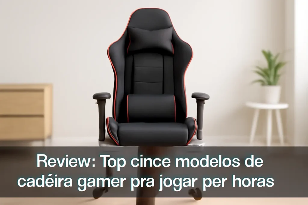 Top Cinco Modelos de  cadeira gamer pra jogar por horas