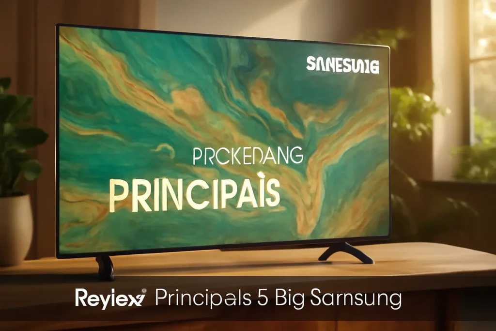 Principais 5 big TV Samsung