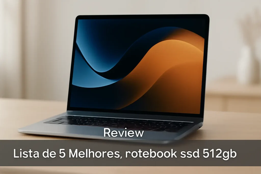 Lista de 5 Melhores:  notebook ssd 512gb