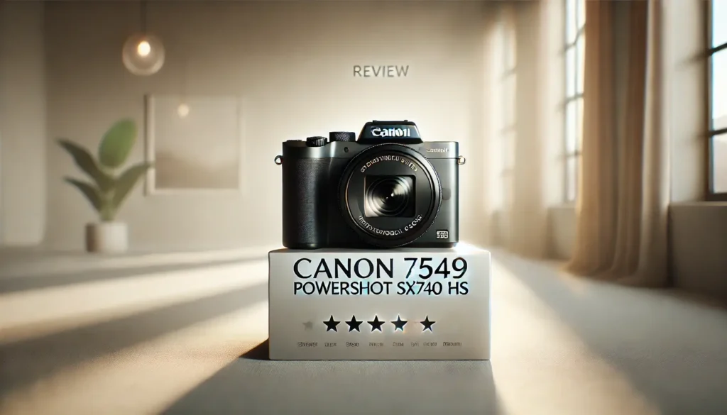 Canon 7549 Powershot SX740 HS: Câmera Compacta com Zoom de 40x