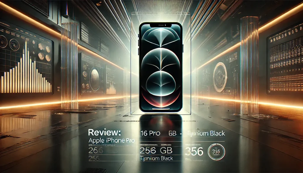 Apple iPhone 16 Pro 256 GB - Titânio Preto: Poder e Inovação