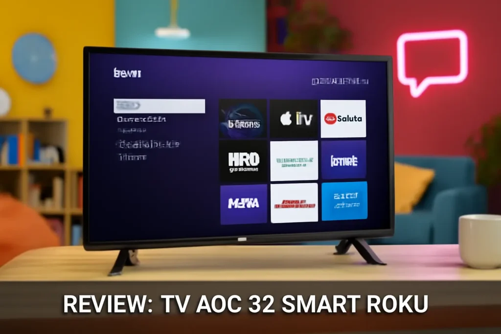 Principais 5 TV AOC 32 smart Roku