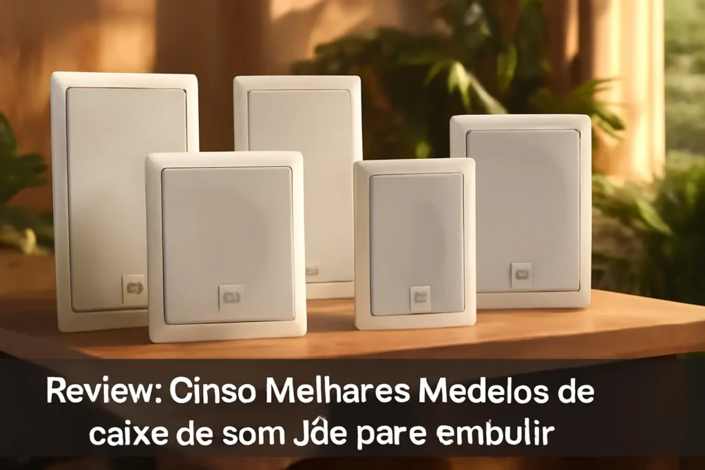 Cinco Melhores Modelos de caixa de som JBL para embutir