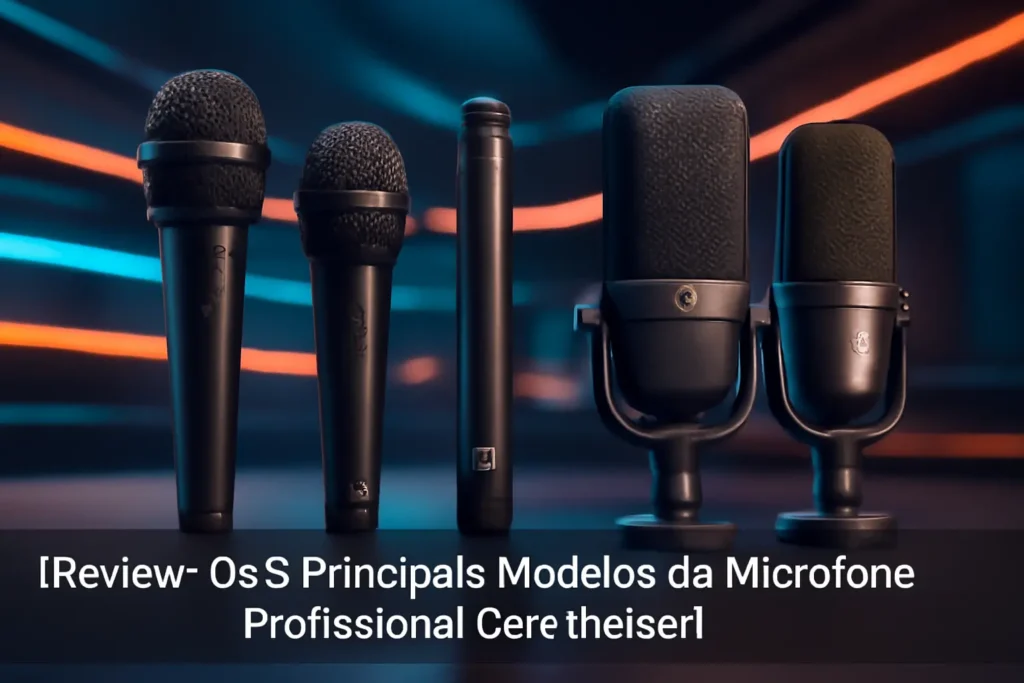 Os 5 Principais Modelos de microfone profissional Sennheiser