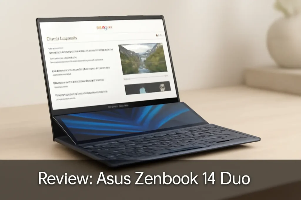Principais Cinco Asus zenbook 14 duo