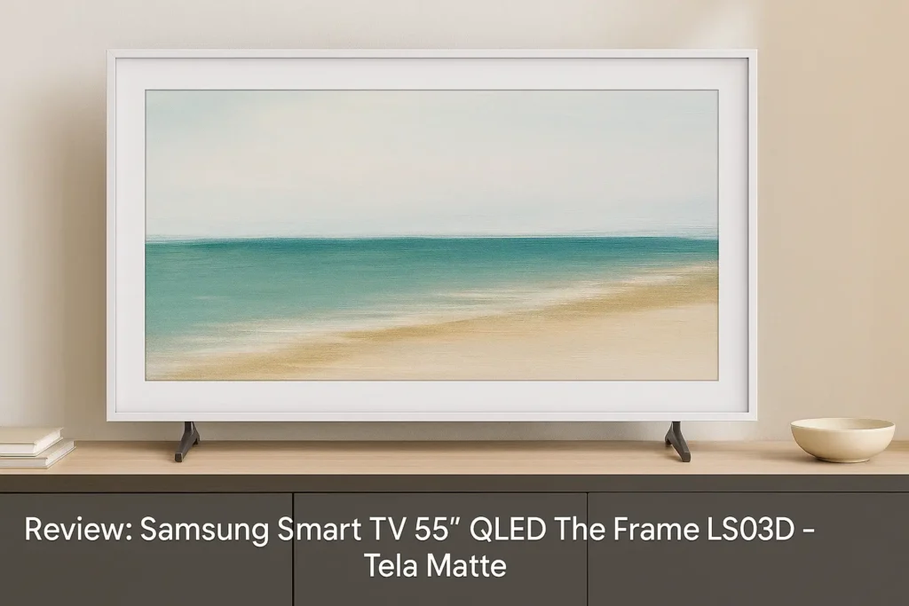 Samsung Smart TV 55" QLED The Frame LS03D - Tela Matte