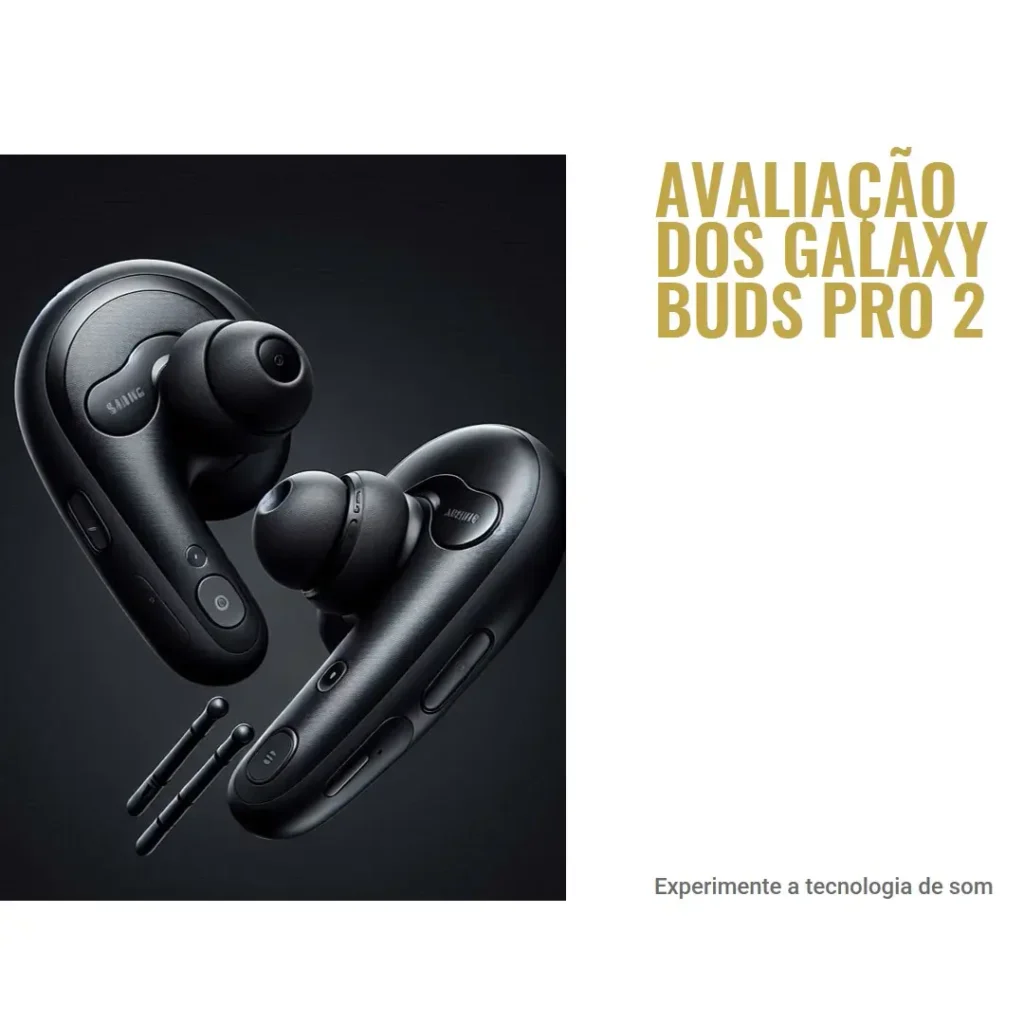 Samsung Galaxy Buds Pro 2 com cancelamento de ruído