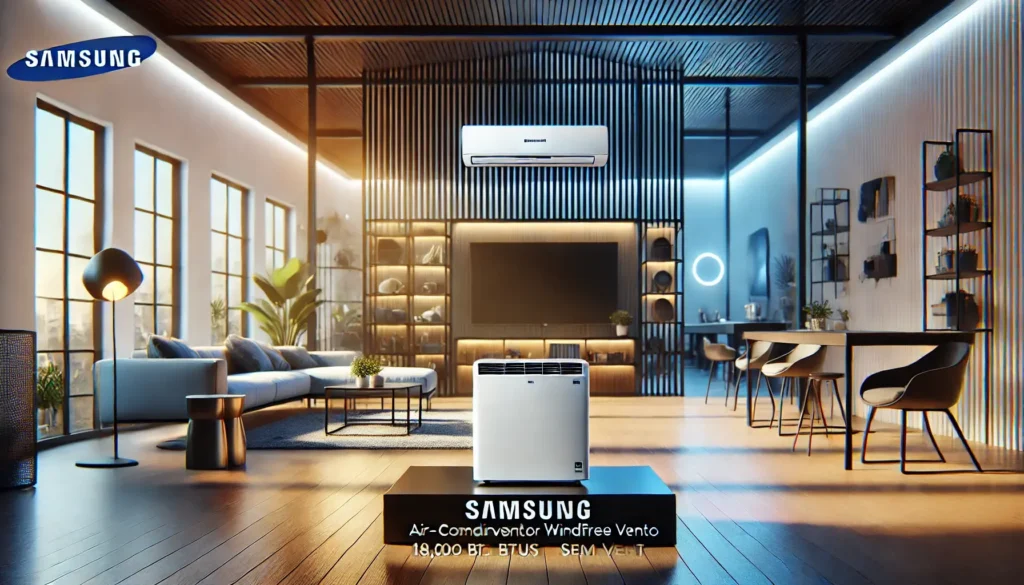 Samsung Ar-condicionado Split Inverter WindFree Connect AI 18.000 BTUs Frio Sem Vento