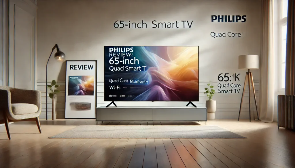 Smart TV 65 Polegadas 4K Quad Core com Wi-Fi e Bluetooth Philips