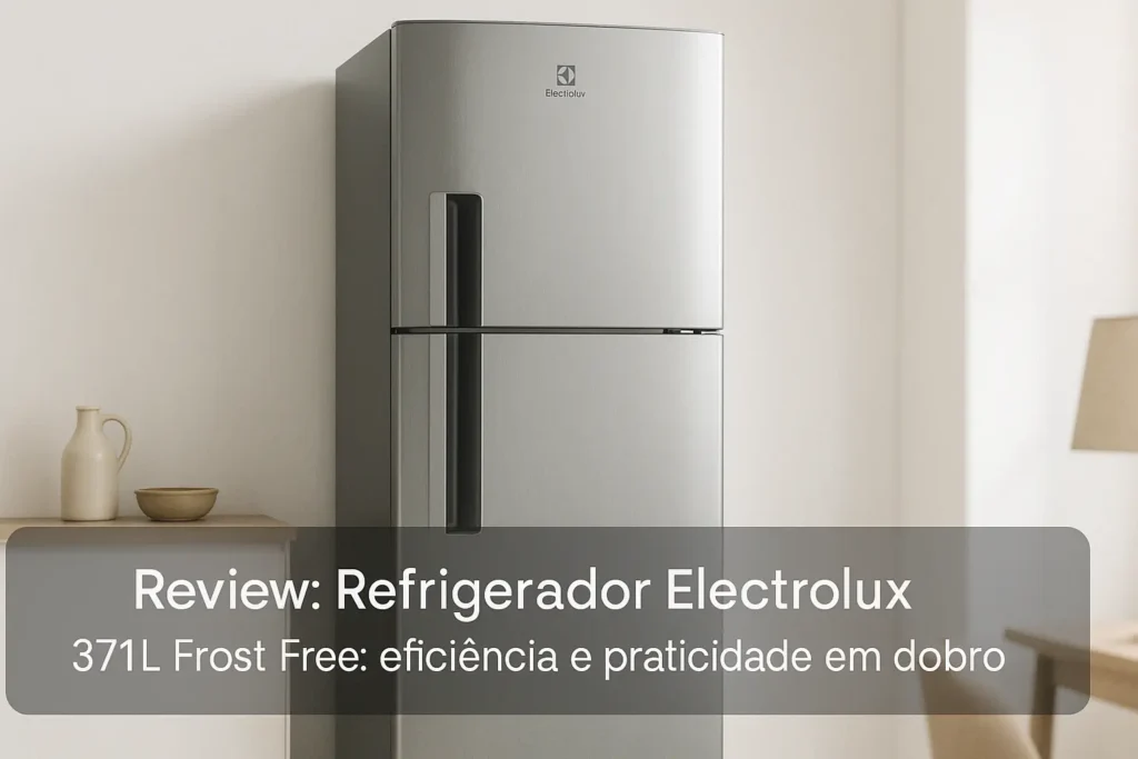 Refrigerador Electrolux 371L Frost Free: eficiência e praticidade em dobro