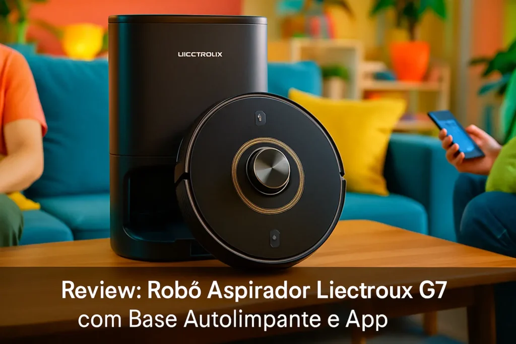 Robô Aspirador Liectroux G7 com Base Autolimpante e App