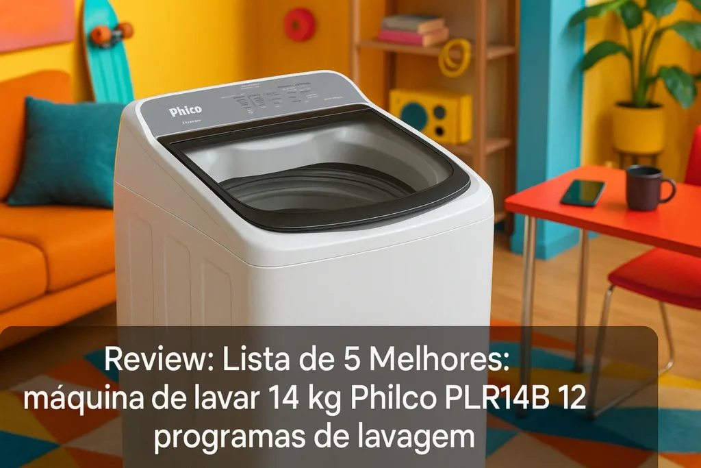 Lista de 5 Melhores: máquina de lavar 14 kg philco plr14b 12 programa de lavagem