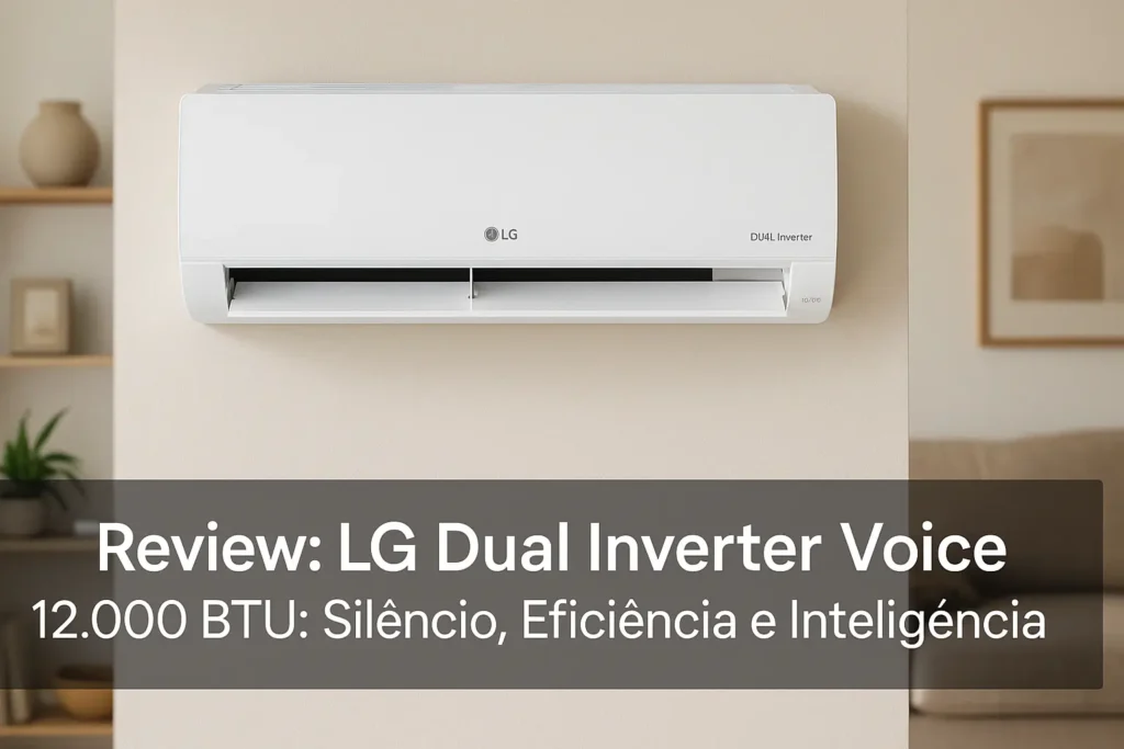 LG Dual Inverter Voice 12.000 BTU: Silêncio, Eficiência e Inteligência