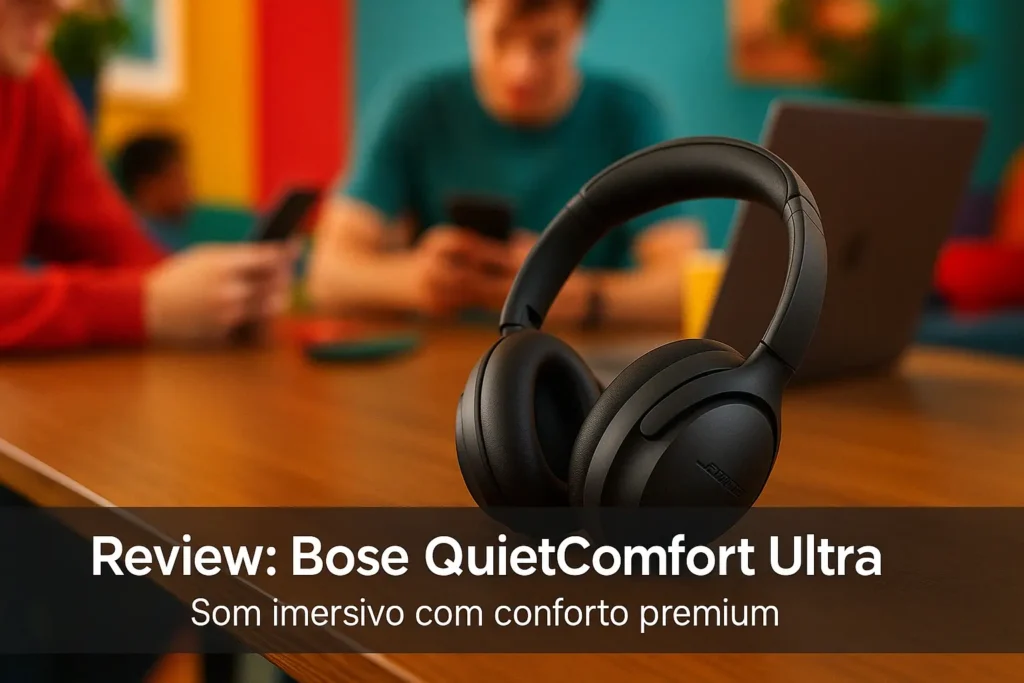Bose QuietComfort Ultra: Som imersivo com conforto premium
