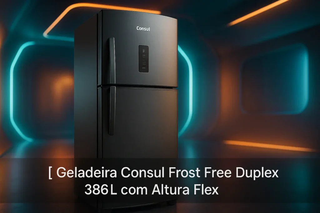 Geladeira Consul Frost Free Duplex 386L com Altura Flex
