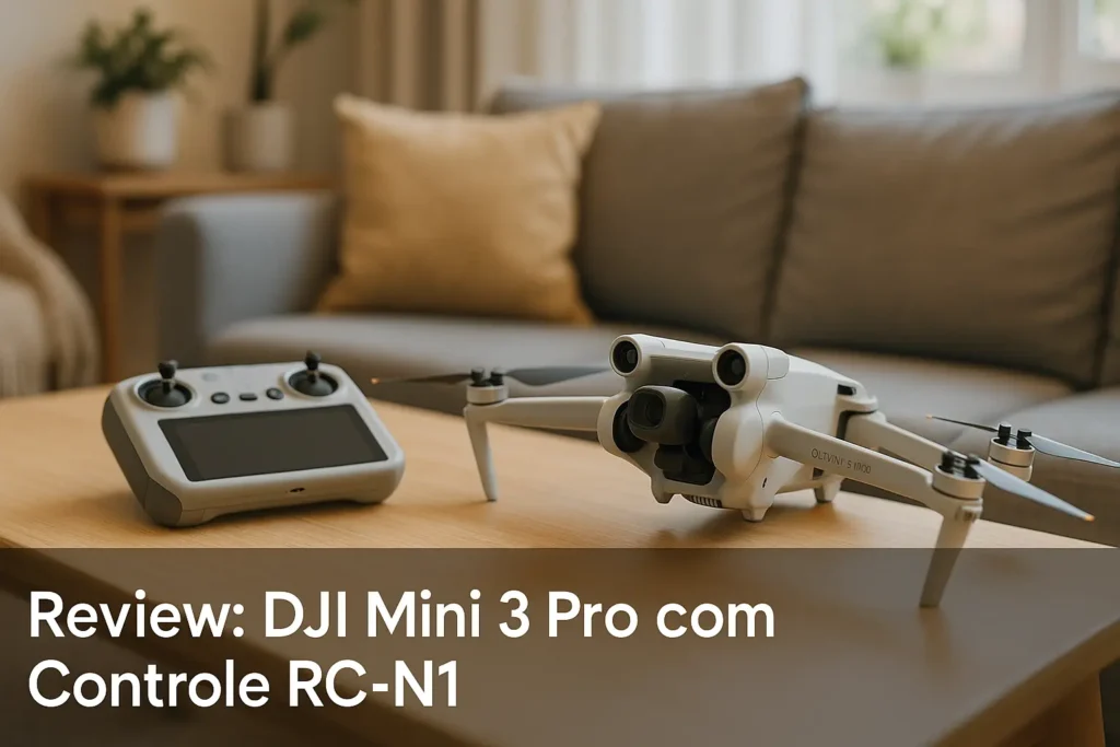 Drone DJI Mini 3 Pro com Controle RC-N1: Portátil, Inteligente e Potente