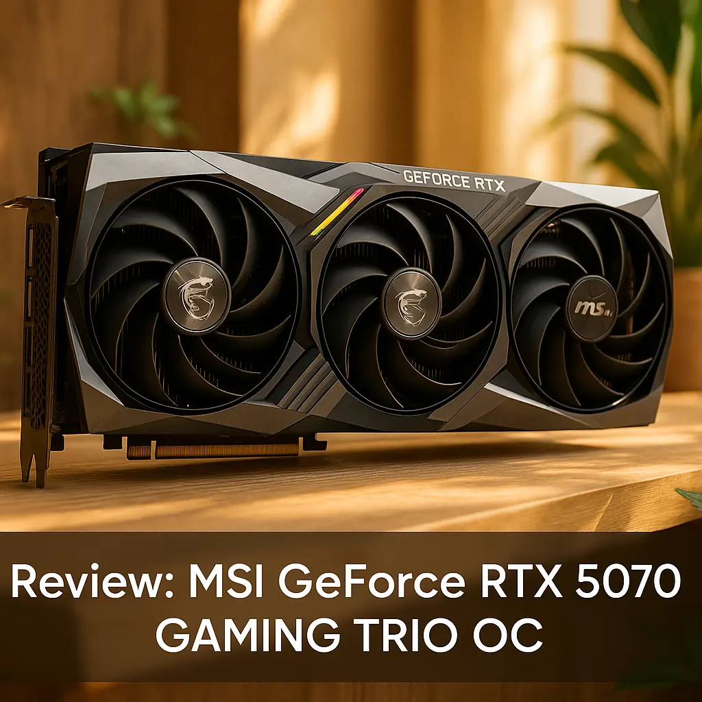 MSI GeForce RTX 5070 GAMING TRIO OC: potência e eficiência