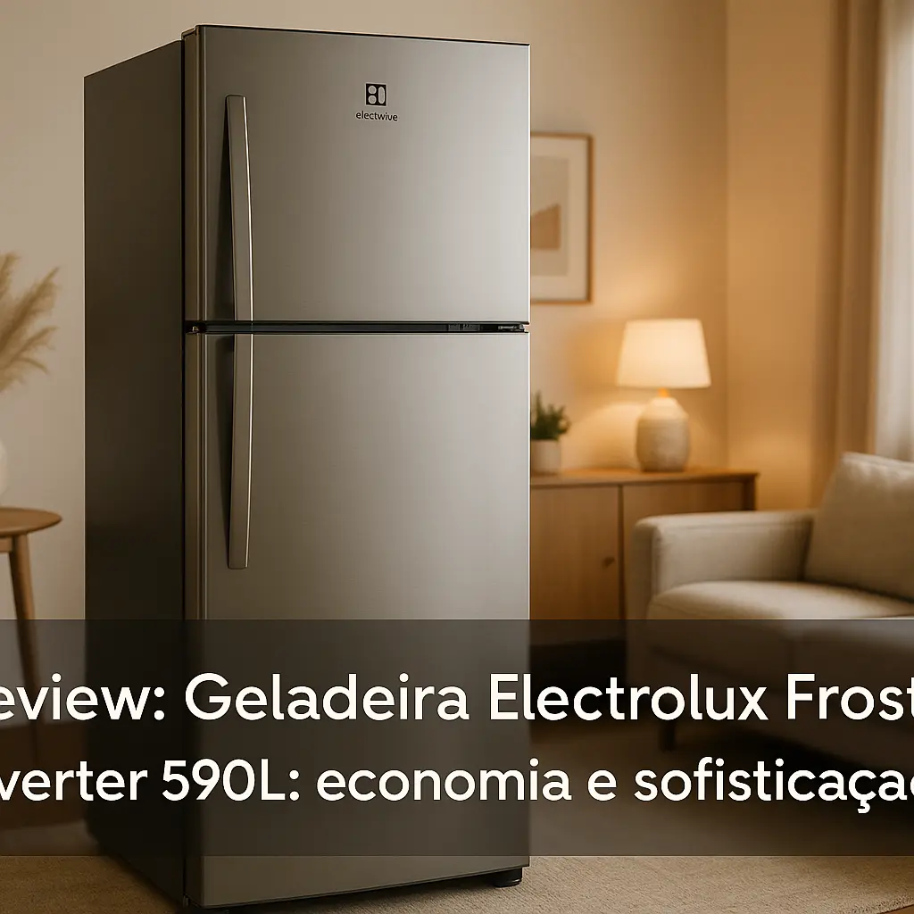 Geladeira Electrolux Frost Free Inverter 590L: economia e sofisticação