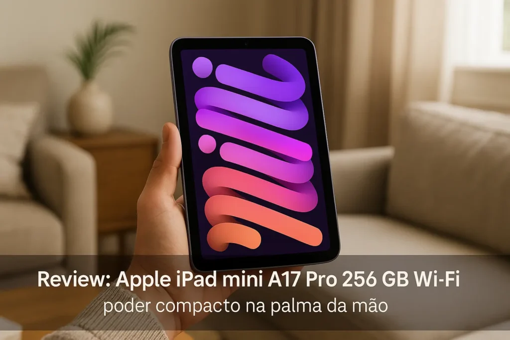 Apple iPad mini A17 Pro 256 GB Wi-Fi: poder compacto na palma da mão