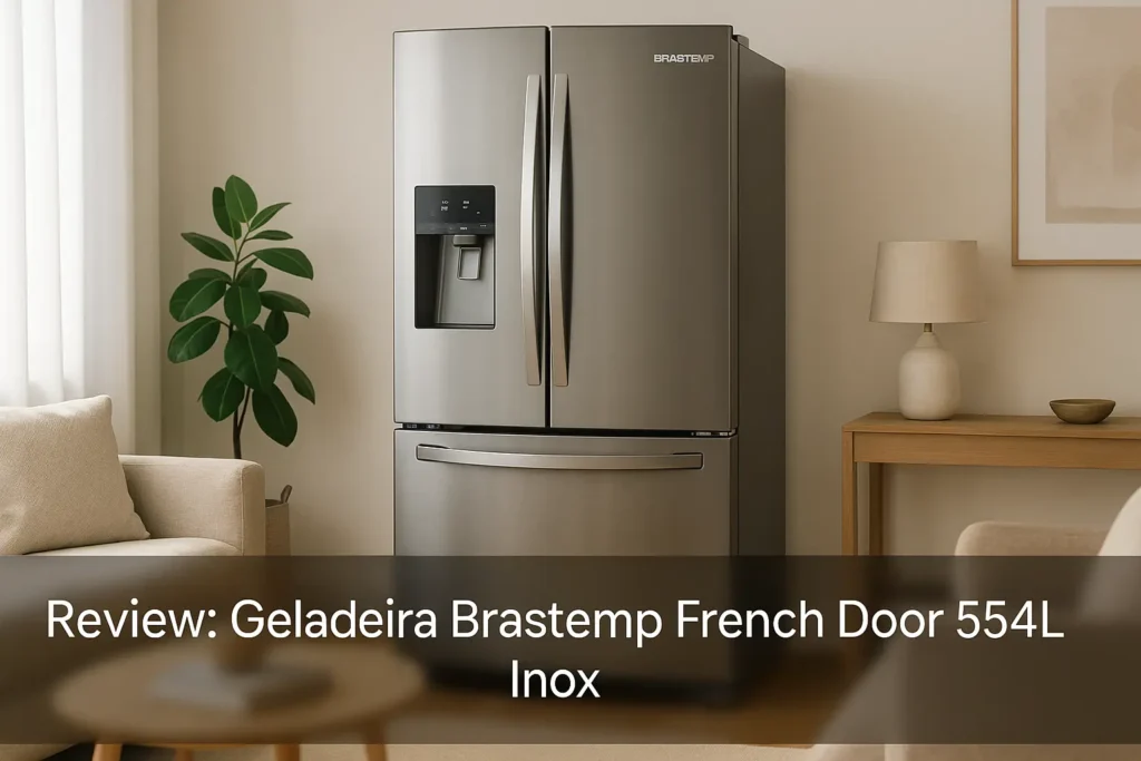 Geladeira Brastemp French Door 554L Inox: potência e sofisticação