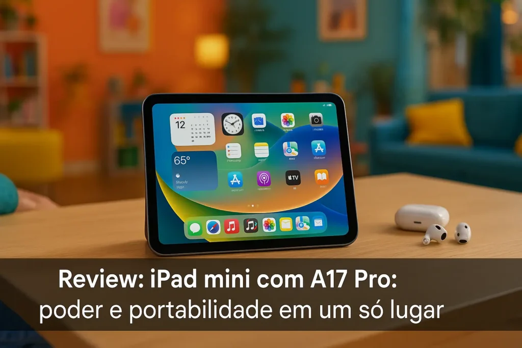 iPad mini com A17 Pro: poder e portabilidade em um só lugar