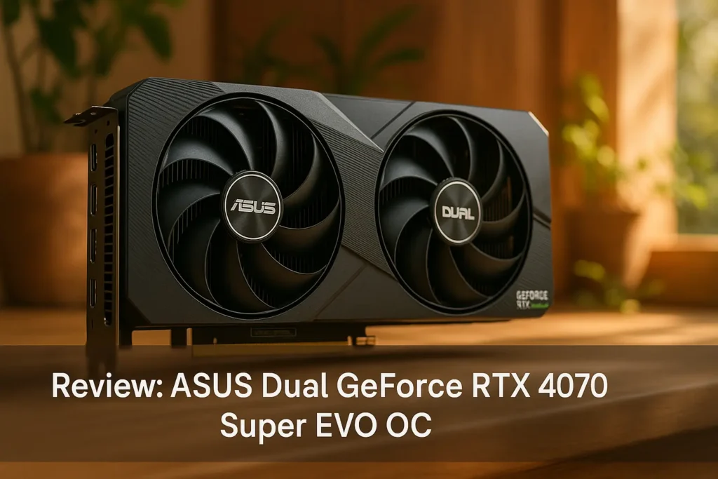 ASUS Dual GeForce RTX 4070 Super EVO OC: desempenho e eficiência térmica