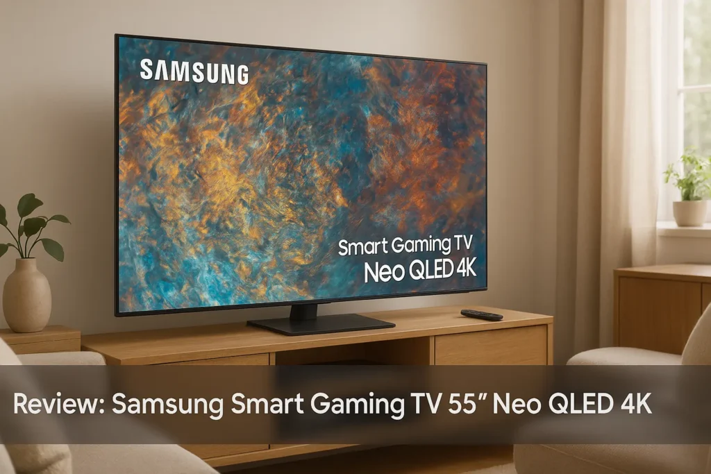 Samsung Smart Gaming TV 55" Neo QLED 4K: Imagem e Desempenho Incríveis