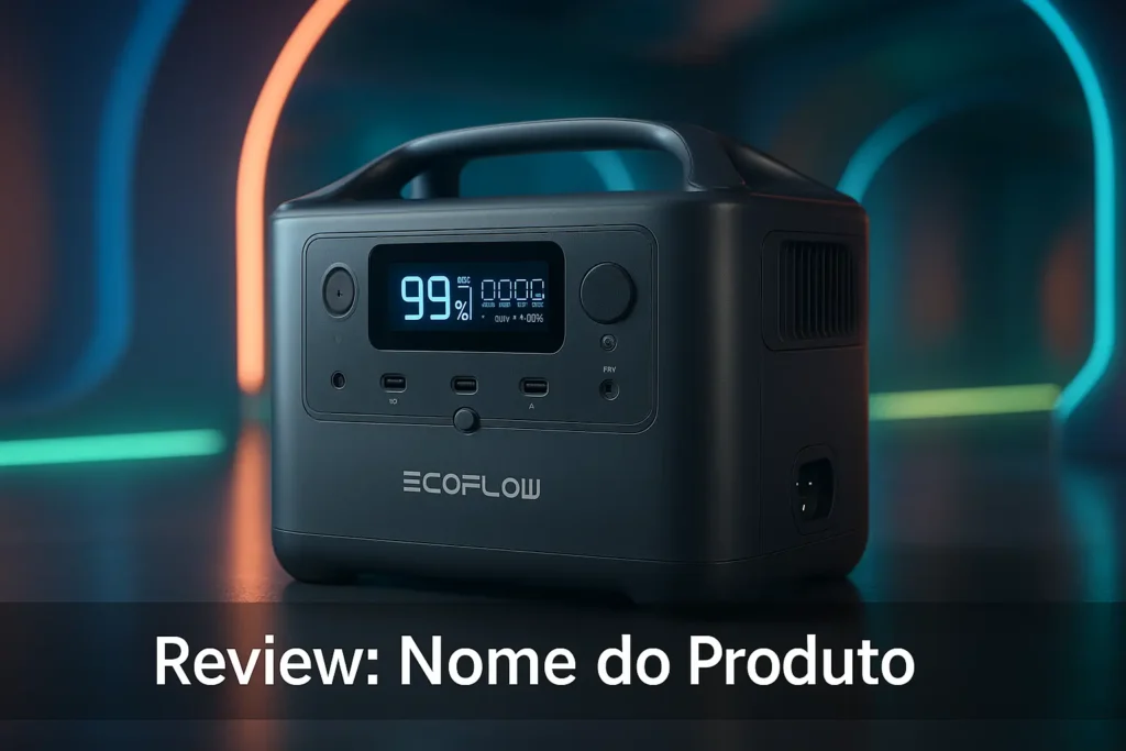 EF ECOFLOW RIVER 2 Pro: Potência Portátil com Bateria LiFePO4