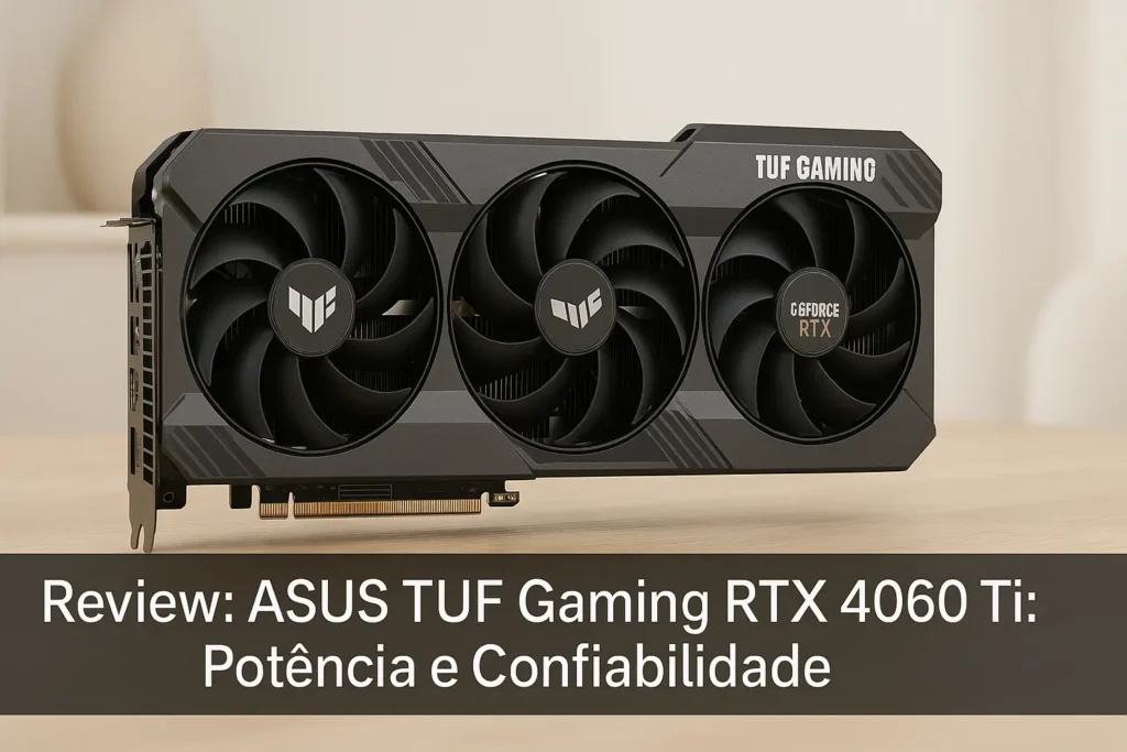 ASUS TUF Gaming RTX 4060 Ti: Potência e Confiabilidade