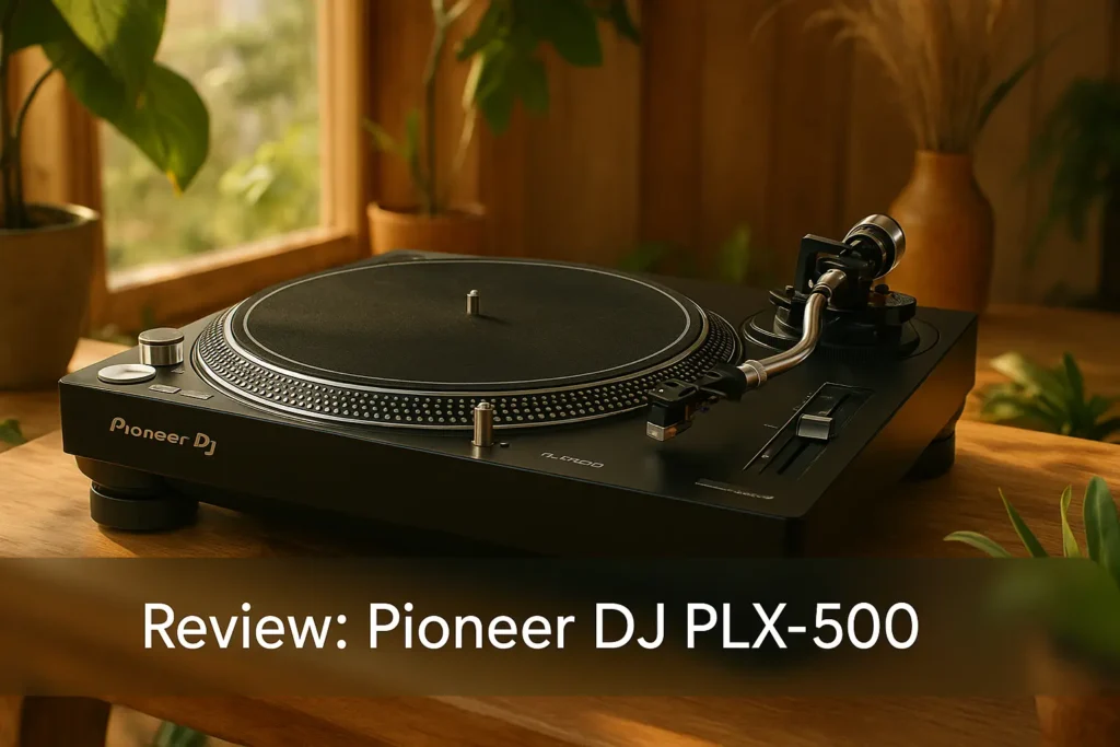 Pioneer DJ Plataforma Giratória PLX-500 Direct Drive