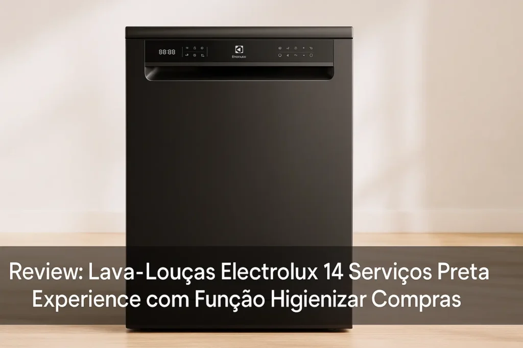 Lava-Louças Electrolux 14 Serviços Preta Experience com Função Higienizar Compras