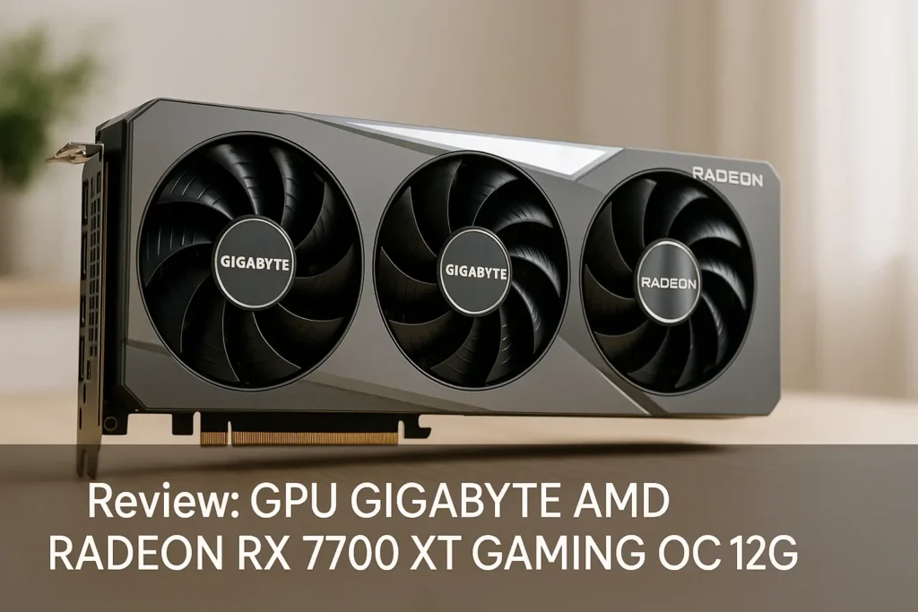 GPU GIGABYTE AMD RADEON RX 7700 XT GAMING OC 12G: Potência e Confiabilidade